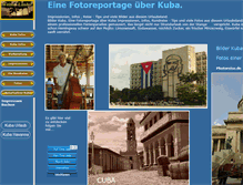 Tablet Screenshot of kuba.fototrip.de